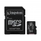 Karta pamięci Kingston 128GB MicroSDXC C10+adapter
