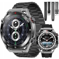 Smartwatch Artnico KM25 czarny 3 wymienne paski