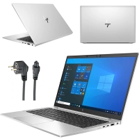 Laptop HP EliteBook 845 G8 14FHD srebrny + kabel