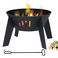 Palenisko ogrodowe Artnico Pelnio 45,5x24 czarne