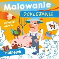 Malowanka z naklejkami Skrzat zwierzęta na wsi